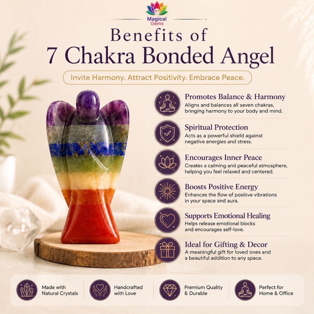 7 Chakra Bonded Angel – Healing, Protection & Positive Energy